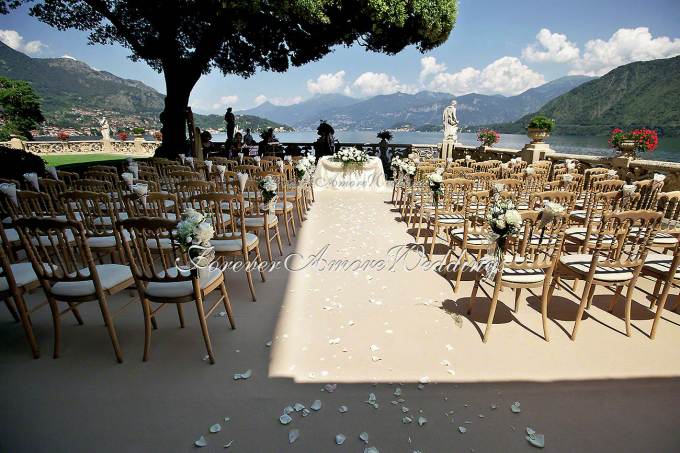 11-Wedding ceremony Villa Balbianello Lake Como